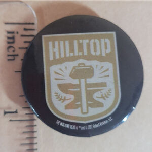 Walking Dead HILLTOP Faction Pin, Black and Gold